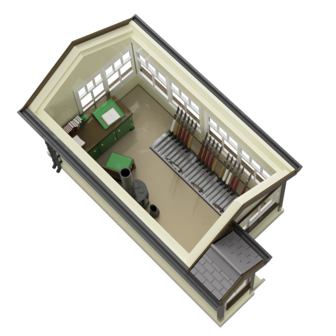 FM813D – GWR Signal Box, Lambourn