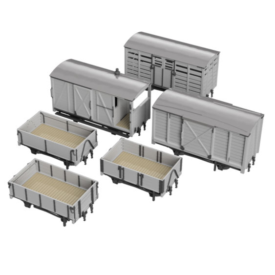 FP756 - WLLR Wagons OO9