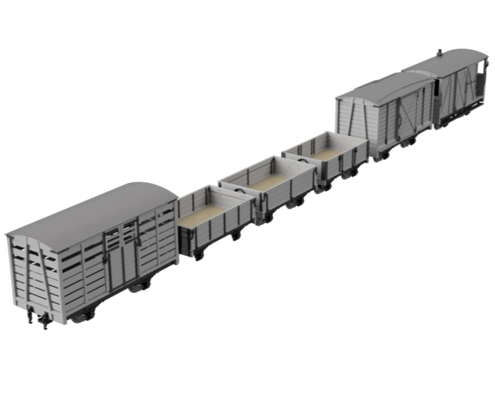 FP756 - WLLR Wagons OO9