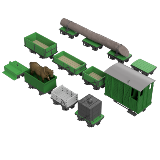 FP757 - GVT Wagons OO9